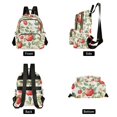 thumbnail image 4 of FORMRS Mini Backpack Purse for Women Quilted Travel Daypack Casual Shoulder Bag, Beige Apple Pattern, 4 of 7