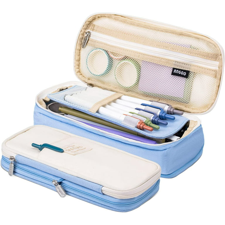 AYVANBER Big Capacity Colored Pencil Case Organizer 304 Slots Pen Holder Waterproof Storage Pouch Gel Marker Pen Bag Box for Cosmetic Brush Pencils