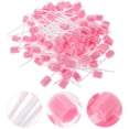 thumbnail image 2 of 200PCS Disposable Oral Care Sponge Swab Tooth Cleaning Mouth Swabs (Pink), 2 of 4