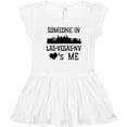 thumbnail image 3 of Inktastic Las Vegas Nevada Someone Loves Me Skyline Girls Toddler Dress, 3 of 5