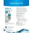 thumbnail image 2 of WaterSentinel WSL-5 Refrigerator Filter for LG LT1000P, LT1000PC, LT1000PCS, ADQ74793501, ADQ74793504, ADQ74793505, 2 of 2