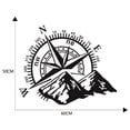 thumbnail image 2 of Mountain Compass Cover Applique Modified Fashion Compass Car Applique, 2 of 5