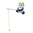 thumbnail image 2 of Clearance! Haidf Fishing Statue, Funny Fishing Panda Statues, Frog Fisher for Garden Pond Decor, Animal Fishing Sculpture for Outdoor Lawn Yard Garden Home Office Desk Decoration, Poolside Statue, 2 of 6