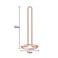 thumbnail image 2 of Graflsoa Stainless Steel Kitchen Paper Towel Holder with Heavy Base, Compact Design for Countertops, Fits Standard & Jumbo Rolls, Elegant Gold or Rose Gold Finish, 2 of 6