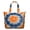 Colorful Tie Dye Pattern-1, variant on Colorful Tie Dye Pattern Large Weekend Travel Bag, Canvas Work Carry Tote with Zipper & Pockets, Large Capacity for Holiday Birthday Gifts,22” X 12" X 18"