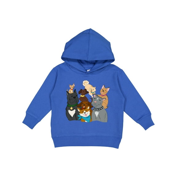 Inktastic Happy Dog Family Toddler Hoodie