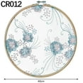 thumbnail image 1 of Mesh Embroidery Flower Painting Cross Bamboo Embroidered Stitching Pendants for Living Room DIY Wedding Decoration, 1 of 1