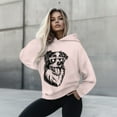 thumbnail image 4 of SCRAWLGOD Dog Print Hoodies for Women Pullover Graphic Sweaters for Women Trendy Leisure Hooded Sweatshirt Women Plus Size XL Crew Neck Ladies Hoodie Sweaters for Running, 4 of 7