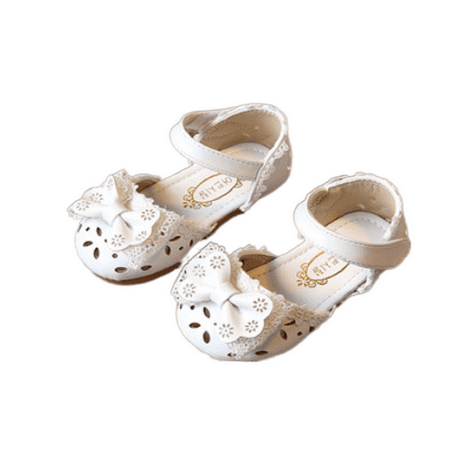 

Seyurigaoka Girls Flat Low Shoes Cute Bow Style Wrapped Foot Summer Sandals