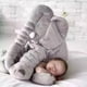 thumbnail image 3 of Elefante de peluche para niños, almohada Kawaii para dormir, muñeco de peluche adorable, regalo de cumpleaños y Navidad, 3 of 3