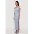 thumbnail image 2 of Women's Seashell Metallic Detail Side Slit Maxi Dress, 2 of 3