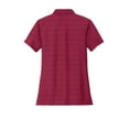 thumbnail image 6 of Port Authority Ladies Horizontal Texture Polo-L (Rich Red), 6 of 6