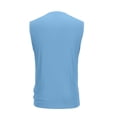 thumbnail image 7 of Aursykel Ribbed Tank for Mens Crewneck Sleeveless Shirts Solid Color Workout Gym Muscle Lightweight Tshirts, 7 of 7