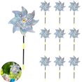 thumbnail image 1 of Repelente de pájaros (10 unidades), molino de viento reflectante Moa, repelente de pájaros para jardín, huerto, hogar, granja, 1 of 5