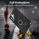 thumbnail image 2 of Funda de cuero estilo vintage para Samsung S22 Ultra con ranura para tarjetas, anillo giratorio de 360 grados, protección para la cámara, protección en las 4 esquinas, gran robustez., 2 of 5