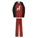 thumbnail image 1 of sweethay Pijamas navideños Familia a juego Vacaciones Navidad Loungewear Cuadros Manga larga Pijama HOMBRES L, 1 of 6