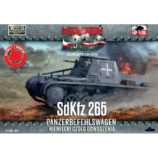 1/72 SdKfz 265 Panzerbefehlswagen Char de Commandement Allemand
