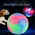 thumbnail image 2 of FineInno 2 Pack Light Up Dog Balls Glitter Bouncy Balls Glow in the Dark Juguetes interactivos para mascotas para cachorros, gatos, perros Ormromra WMXL-124-4, 2 of 6