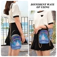 thumbnail image 7 of Women's Crossbody Handbag Shoulder Handbag 5.91x3.15x8.27 Inch Bank Card Bag Cash Bag Key Bag Frozen Palace Ice Snow, 7 of 7