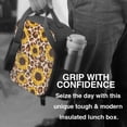 thumbnail image 6 of Bingfone Leopard Sunflowers Reusable Insulated Lunch Bag Cooler For Work School Picnic Or Travel, 6 of 7