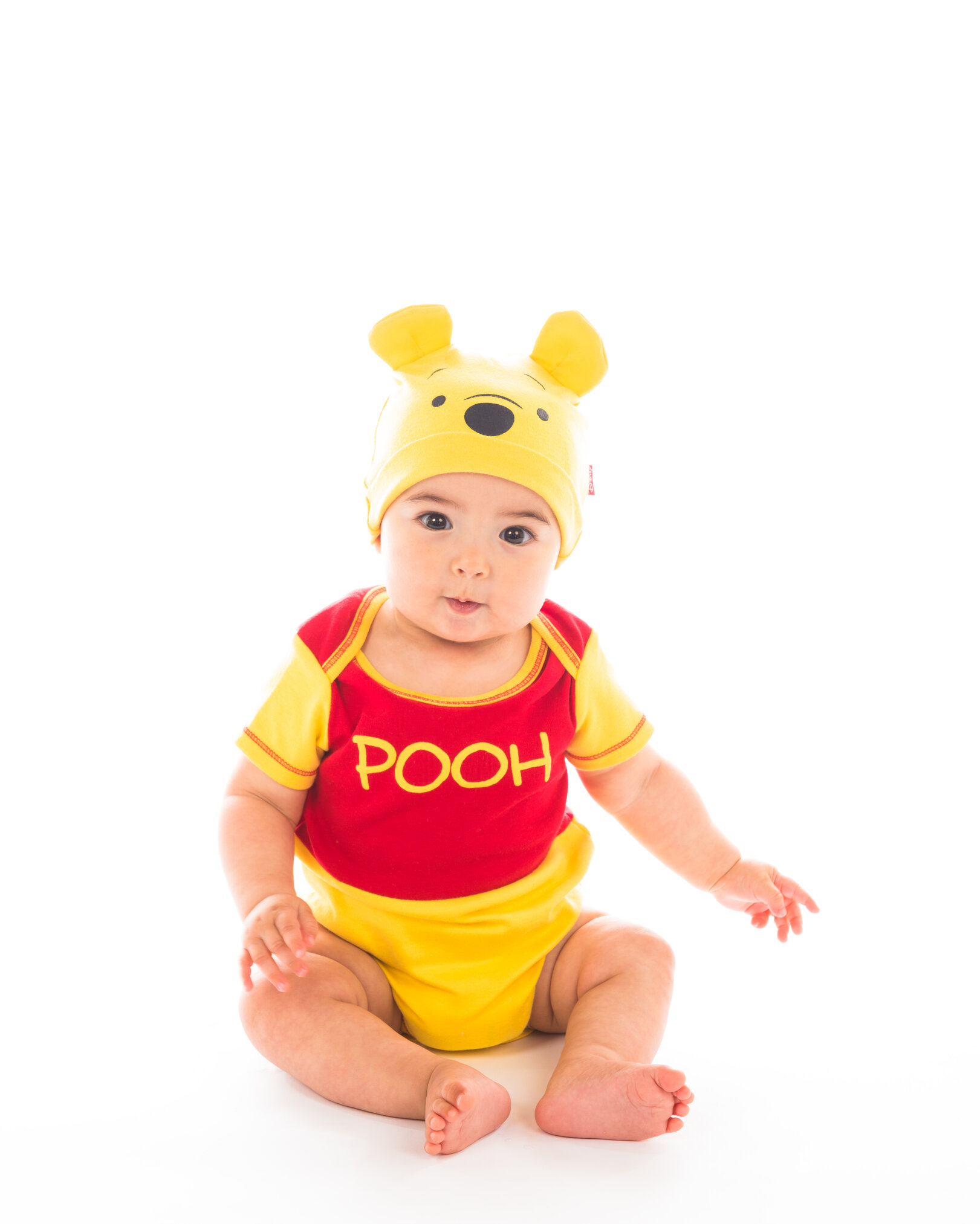 Disney Winnie the Pooh Infant Baby Boys Bodysuit and Hat Set Newborn to Infant - image 3 of 5