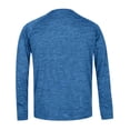 thumbnail image 3 of Regatta - Camiseta Jaspeada Burlow Manga Larga Hombres (Azul Náutico Jaspeada), 3 of 3