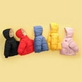 thumbnail image 2 of XBASW Boys Girls Winter Fleece Coats for Toddler Kids Hooded down Cotton Jacket for 2-7 Years Puffer Warm Outerwear, 2 of 11