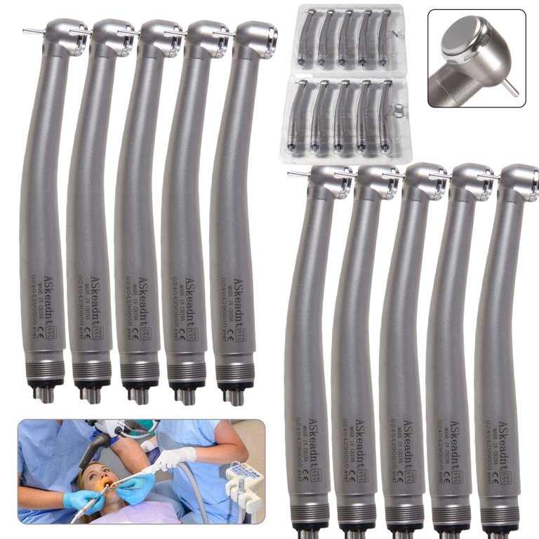 10 X Dental High Speed Handpiece Turbine Push Button 4 Hole NSK 10 X Dental High Speed Handpiece Turbine Push Button 4 Hole NSK
