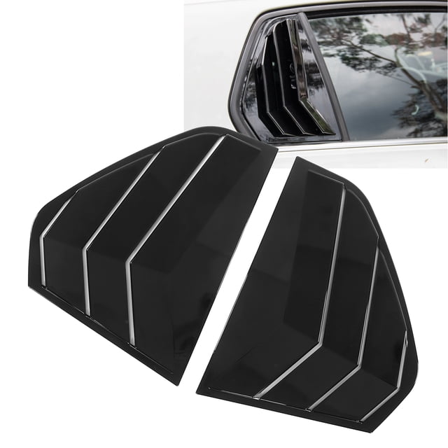 Toma de aire para ventana lateral, 2 piezas/juego, persiana para ventana trasera de coche, persiana para ventana trasera, funcionalidad de alta precisión