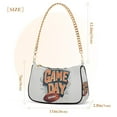 thumbnail image 3 of FORMRS Womens Shoulder Bag with Chain Strap Clutch Purse Cute Tote Handbag, Game Day, 3 of 7