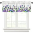 thumbnail image 2 of Spring Plant Watercolor Herb Curtain Home Decoration Living Room Short Curtains Window Treatments For Kitchen Bedroom, 2 of 6