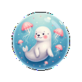 thumbnail image 4 of cartoon Seal Theme Stickers, Waterproof Seal Theme Sticker for Water Bottle Laptop Phone Cases Planner Skateboard Luggage Helmet Party Favor Decor, Ideal for Adults Teens Teacher Rewards, 4 of 9