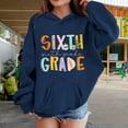 thumbnail image 2 of Ruyang Back to School Clothes for Teen Girls 6th Grade Hoodies Boys First Day of School Pullover Hoodie Cute Sweatshirt, 2 of 7