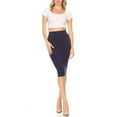 thumbnail image 4 of Women's Chic and Trendy Banded Waist Solid Skirt, 4 of 4
