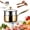 Gold B 1.5QT, variant on Upgrade Pure Titanium Saucepan with Lid,No Coating Non-Stick Titanium Pot,Fast & Even Heating Titanium Skillet,Dual-Pour Spouts Design,Compatible with All Cooktops,Dishwasher Safe