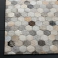 thumbnail image 3 of SAFAVIEH Studio Leather Jampa Geometric Runner Rug, Ivory/Grey, 2'3" x 8', 3 of 8