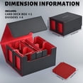 thumbnail image 3 of Caja de almacenamiento de tarjetas coleccionables Kabinka MTG con ventana, 3 of 7