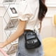 thumbnail image 2 of Sonducket Bolso de mano para mujer a la moda, resistente al agua, paquete de gelatina de macarrón con correas para los hombros, bolso de moda Bolsas de mensajero y de hombro negro, 2 of 6