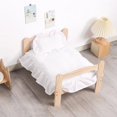 thumbnail image 4 of Solid Wood Pet Bed Cat Kennel Dog Bed Four Seasons Universal Floor Wooden Removable Princess Cat Bed ShopWise Round, 4 of 13