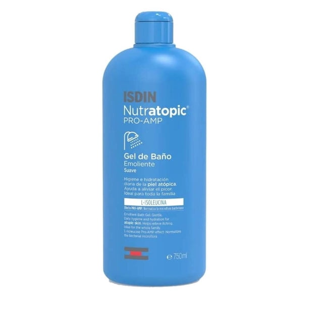 Isdin Gel De Baño Emoliente Nutratopic Pro-Amp 750Ml