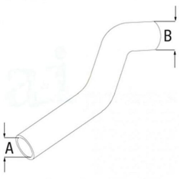 Radiator Hose - Upper fits Massey Ferguson 20C 30B 235 245 20C 30B 30D 533996M1