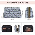 thumbnail image 5 of Rateoe Police Car for Travel Makeup Bag,Large Capacity Cosmetic Bags for Women,Waterproof Portable Pouch Open Flat Toiletry Bag Make up Organizer, 5 of 8