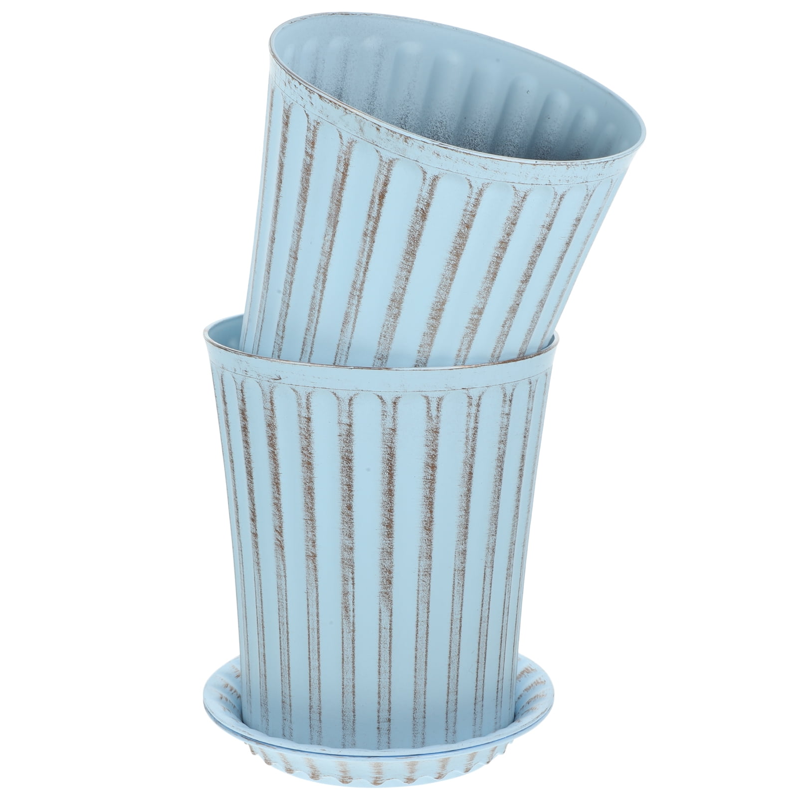 OUNONA 2 Sets of Plant Pot Nursery Planter Gardening Plants Pot Outdoor Indoor Plants Pot Vintage Flowerpot