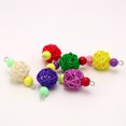 thumbnail image 2 of Bird Chew Ball Bite-resistant Interactive Parrot Rattan Ball Bird Wicker Ball, 2 of 10