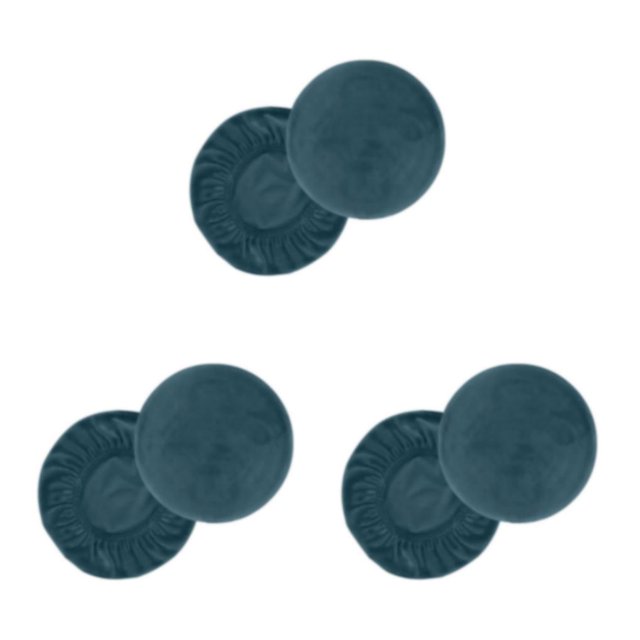 yingyy 1/2/3 2X Stool Cover Bar Supplies Dustproof Chair Covers Softness Handily Install Multipurpose Elasticity Extendable Gear Dark Blue L 3PCS