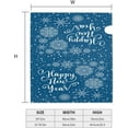 thumbnail image 5 of Happy New Year Mailbox Cover Magnetic Winter Snowflakes Mailbox Wraps Post Box Cover Décor 21x18 in, 5 of 6