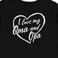 thumbnail image 4 of Inktastic I Love My Oma and Opa in White Chalk Heart Boys or Girls Long Sleeve Toddler T-Shirt, 4 of 5