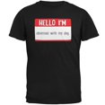 thumbnail image 1 of Halloween Hello I'm Obsessed With My Dog Mens T Shirt, 1 of 1
