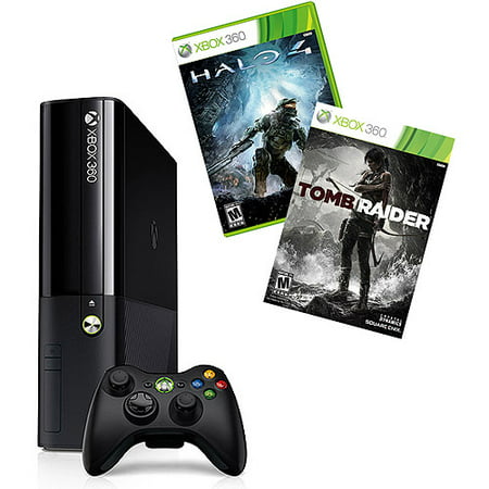 Xbox 360 250GB Value Bundle with Halo 4 and Tomb (Best Value Xbox One)