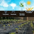 thumbnail image 2 of Jane Stone 6FT X 300FT Durable Weed Barrier Fabric, 3.2oz Heavy-Duty Landscaping Fabric, Permeable Ground Cover for Garden, Lawn, and Outdoor Projects, Easy to Install, with 90 Staples, 2 of 6